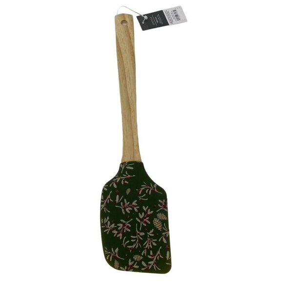 Threshold Holiday Holly Silicone Spatula BPA Free - Picture 1 of 5